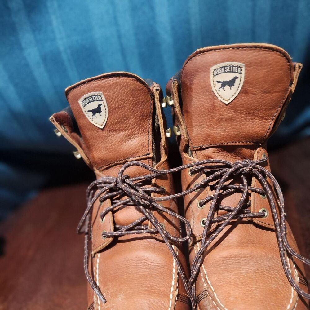Irish-setter Men's Burgundy and Red Boots